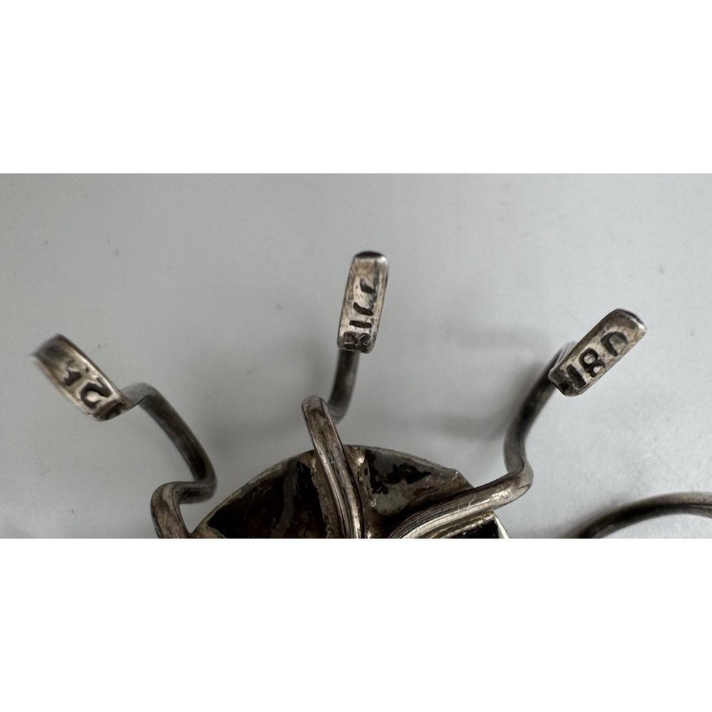 Vintage Sterling Silver Spider Brooch 925 Taxco Style Insect Pin Gothic Jewelry - Picture 5 of 7
